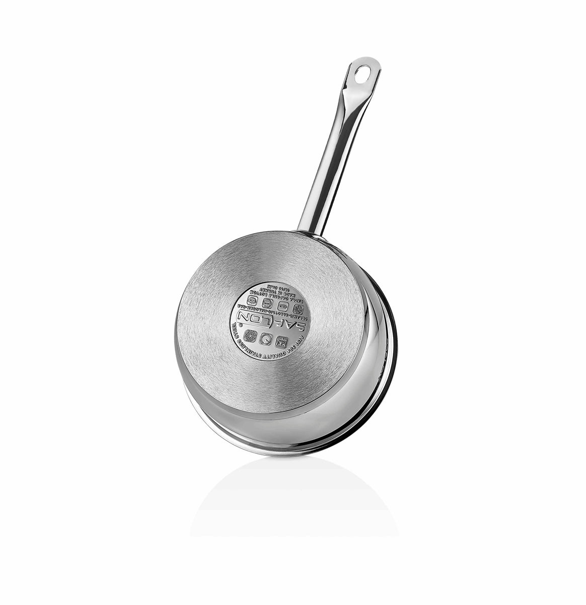 VeSteel 2QT Saucepan, Stainless Steel 2 Quart Saucepan with Lid,  Multipurpose Sauce Pan for Kitchen Restaurant Cooking, Visible Glass lid &  Heat-Proof