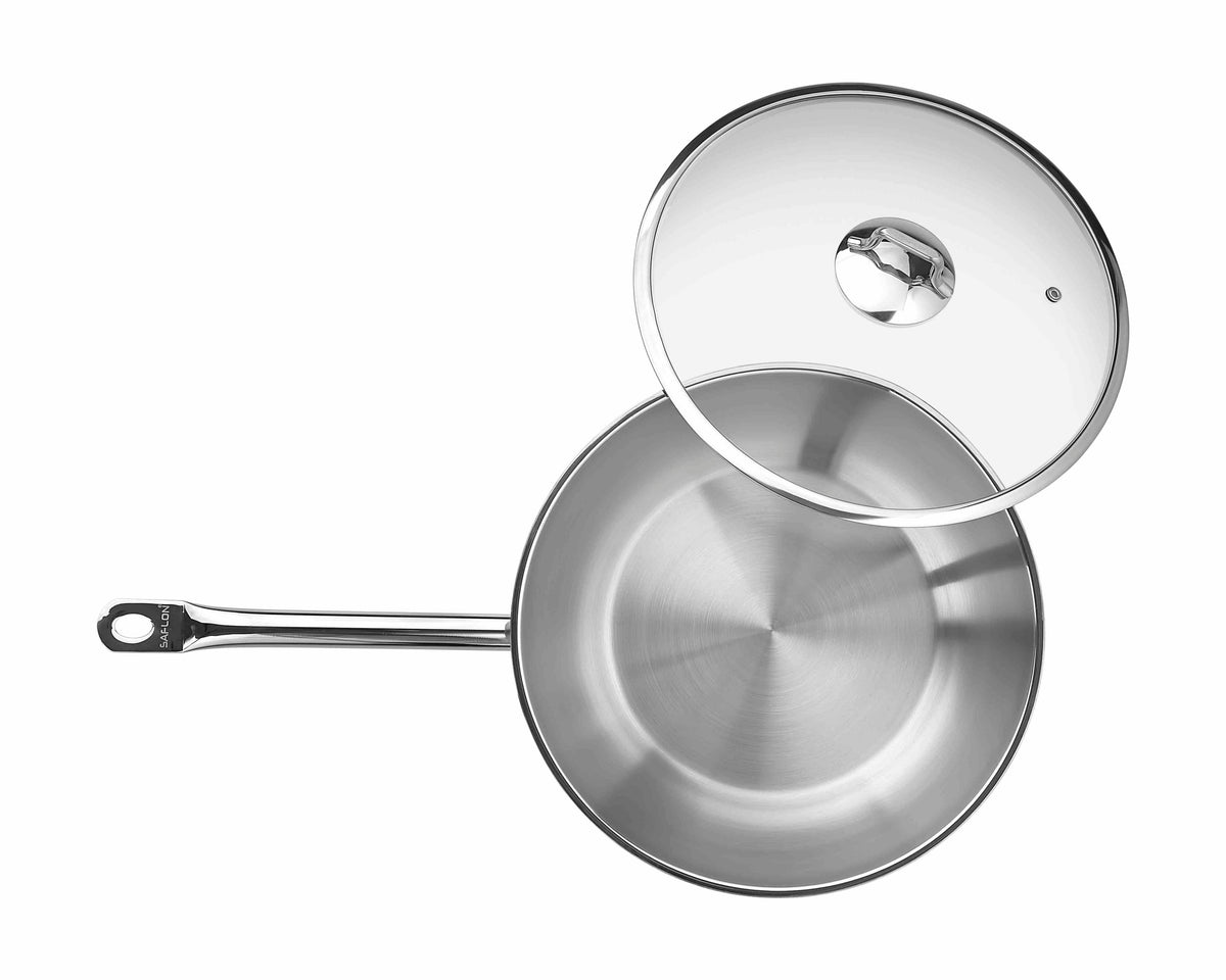 Safinox Stainless Steel 3-Qt Sauce Pan with Glass Lid – Saflon