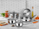 Saflon Stainless Steel 8 Piece Cookware Set
