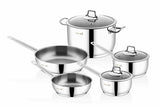 Saflon Stainless Steel 8 Piece Cookware Set