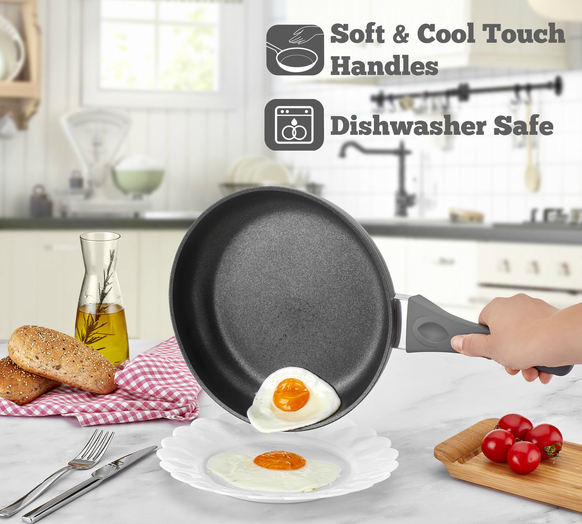 Titanium Nonstick 8-Piece Cookware Set (NEW) – Saflon